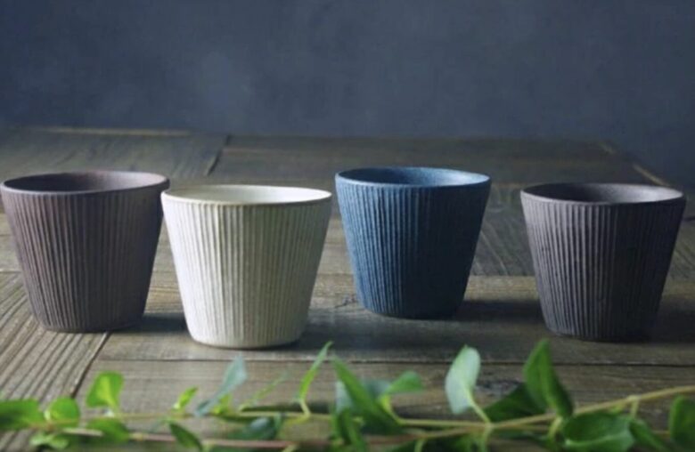 3. 幅広い用途で使える「わかさま陶芸 linen 湯呑 ストレートカップ」