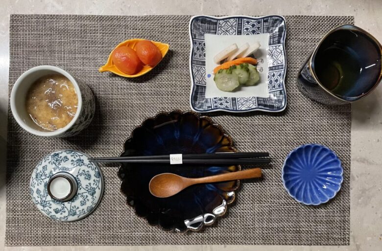 はじめての和食器・基本セット例