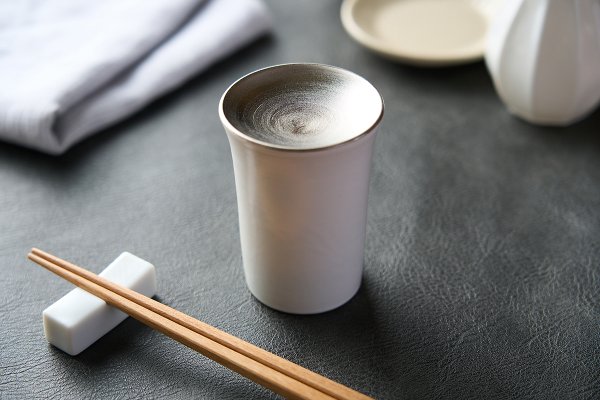 白マット内銀細長反小付 image