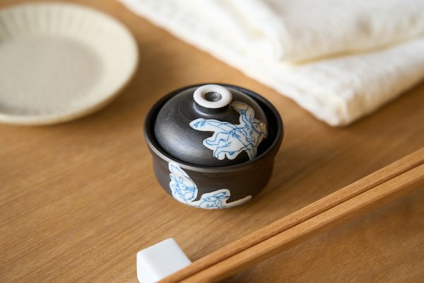 唐呉須巻高山寺特小珍味(内黒) image