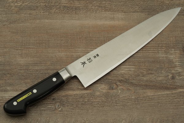 CM鋼(クロームモリブデン鋼) 牛刀(両刃) 27cm