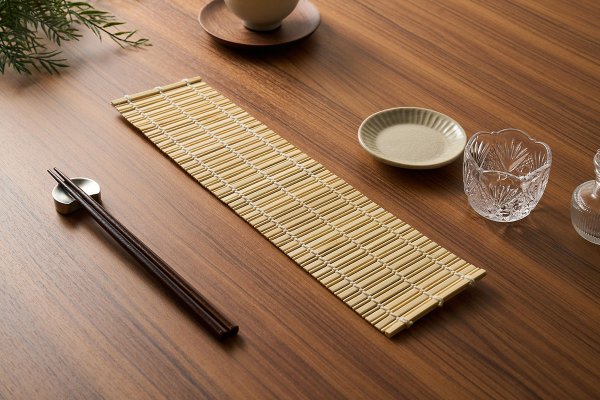 京竹すだれ きなり 細ロング image